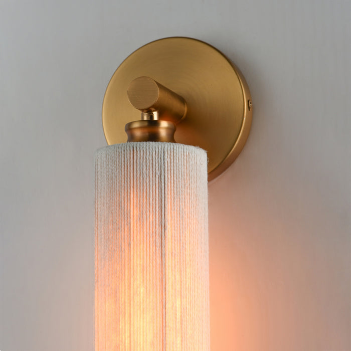 Myhouse Lighting Maxim - 12851NAB - One Light Wall Sconce - Aveline - Natural Aged Brass