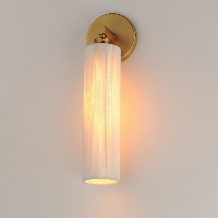 Myhouse Lighting Maxim - 12851NAB - One Light Wall Sconce - Aveline - Natural Aged Brass