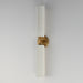 Myhouse Lighting Maxim - 12852NAB - Two Light Wall Sconce - Aveline - Natural Aged Brass