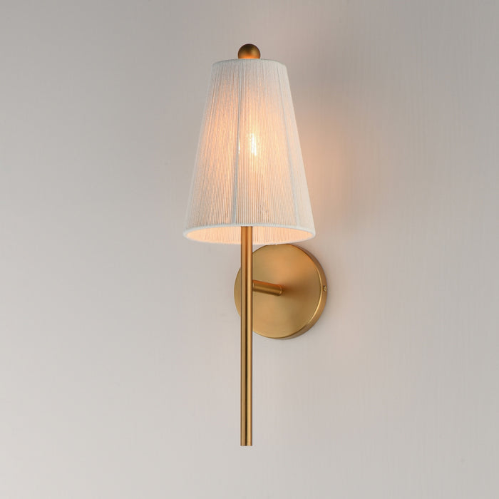 Myhouse Lighting Maxim - 12861NAB - One Light Wall Sconce - Valette - Natural Aged Brass