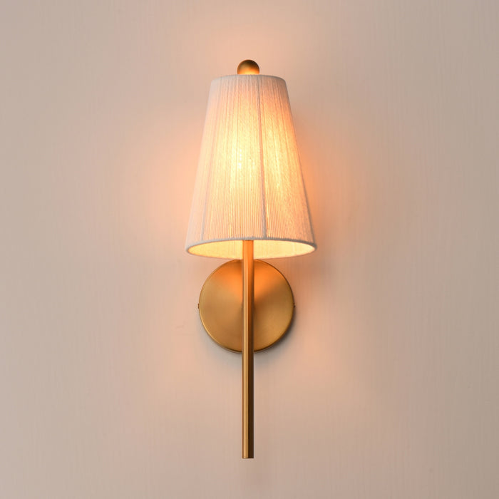 Myhouse Lighting Maxim - 12861NAB - One Light Wall Sconce - Valette - Natural Aged Brass