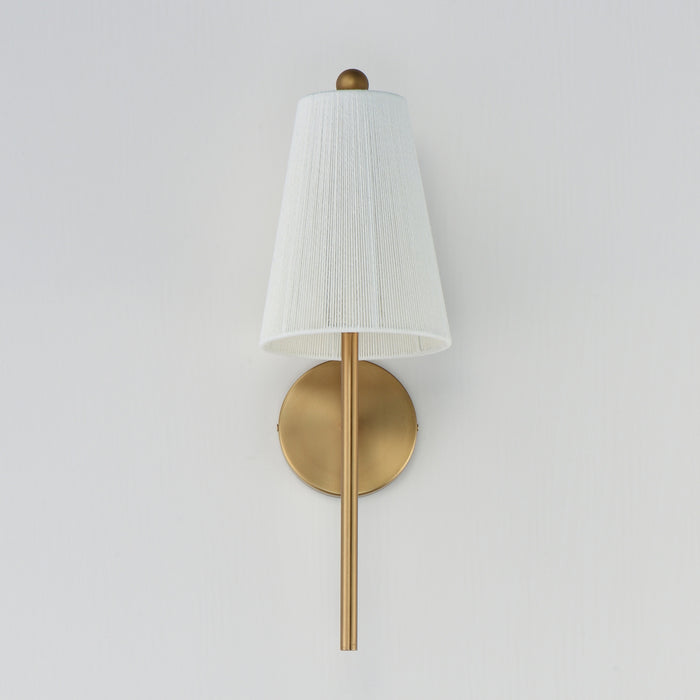 Myhouse Lighting Maxim - 12861NAB - One Light Wall Sconce - Valette - Natural Aged Brass