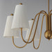 Myhouse Lighting Maxim - 12865NAB - Six Light Chandelier - Valette - Natural Aged Brass