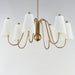 Myhouse Lighting Maxim - 12865NAB - Six Light Chandelier - Valette - Natural Aged Brass