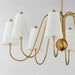 Myhouse Lighting Maxim - 12868NAB - Eight Light Chandelier - Valette - Natural Aged Brass