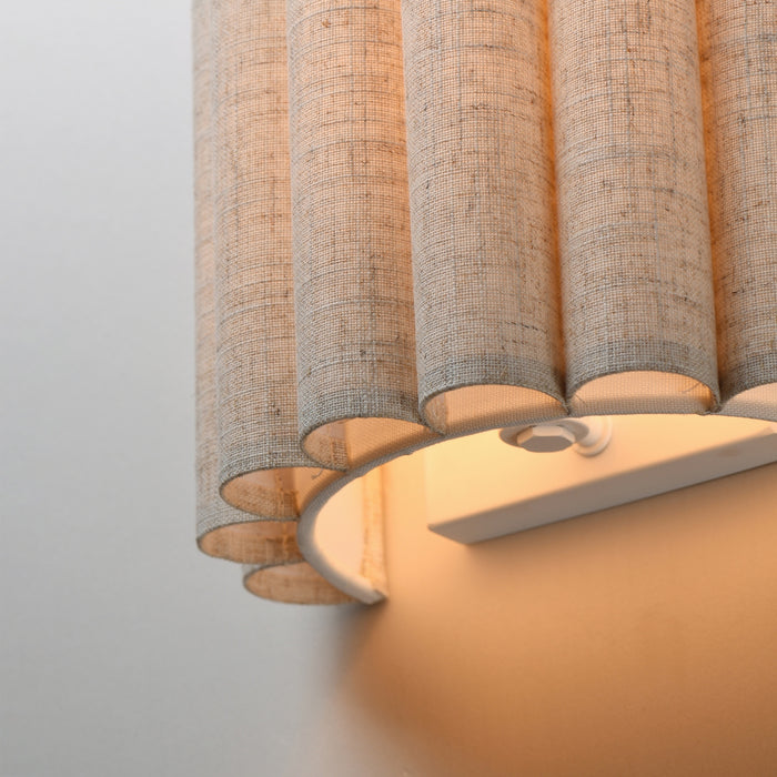 Myhouse Lighting Maxim - 12840OFNAB - One Light Wall Sconce - Penelope - Natural Aged Brass