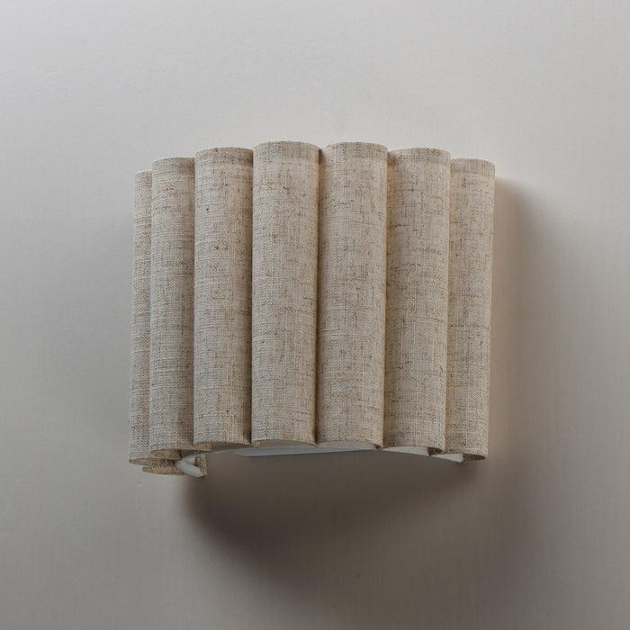 Myhouse Lighting Maxim - 12840OFNAB - One Light Wall Sconce - Penelope - Natural Aged Brass