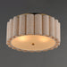 Myhouse Lighting Maxim - 12849OFNAB - Two Light Flush Mount - Penelope - Natural Aged Brass
