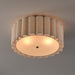 Myhouse Lighting Maxim - 12849OFNAB - Two Light Flush Mount - Penelope - Natural Aged Brass
