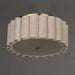 Myhouse Lighting Maxim - 12849OFNAB - Two Light Flush Mount - Penelope - Natural Aged Brass