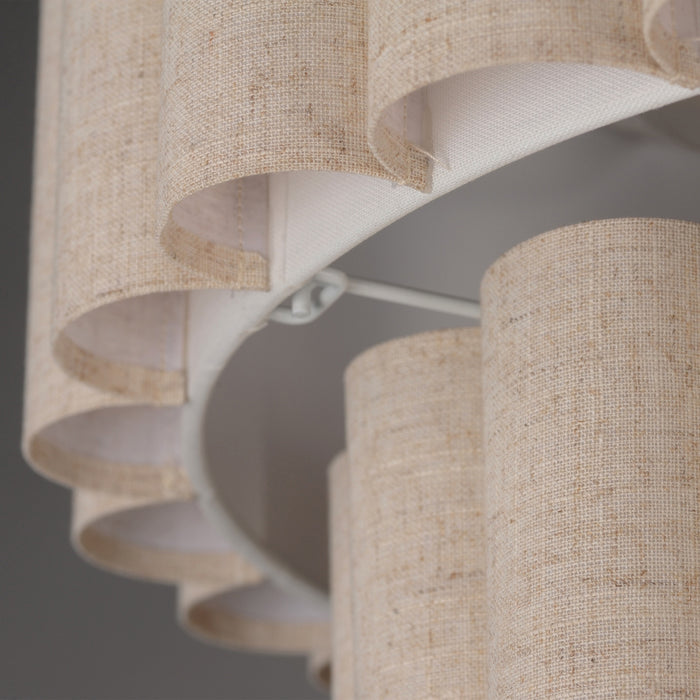 Myhouse Lighting Maxim - 12844OFNAB - Four Light Pendant - Penelope - Natural Aged Brass
