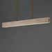 Myhouse Lighting ET2 - E26266-TVNAB - LED Linear Pendant - Lintel - Travertine / Natural Aged Brass