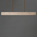 Myhouse Lighting ET2 - E26266-TVNAB - LED Linear Pendant - Lintel - Travertine / Natural Aged Brass