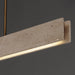Myhouse Lighting ET2 - E26266-TVNAB - LED Linear Pendant - Lintel - Travertine / Natural Aged Brass