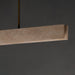 Myhouse Lighting ET2 - E26266-TVNAB - LED Linear Pendant - Lintel - Travertine / Natural Aged Brass