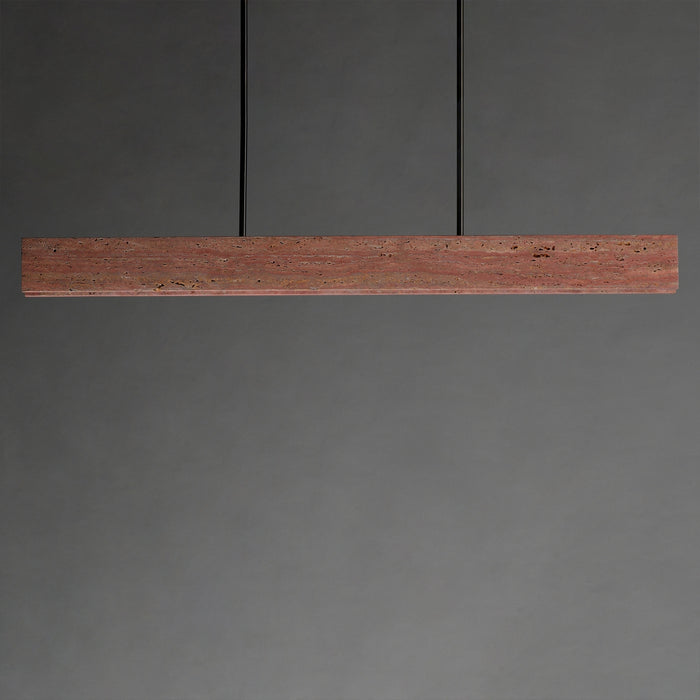 Myhouse Lighting ET2 - E26266-RLGM - LED Linear Pendant - Lintel - Rosso Laterite / Gunmetal