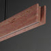 Myhouse Lighting ET2 - E26266-RLGM - LED Linear Pendant - Lintel - Rosso Laterite / Gunmetal
