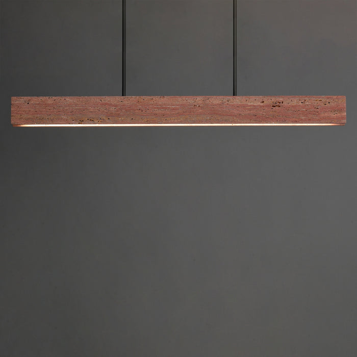 Myhouse Lighting ET2 - E26266-RLGM - LED Linear Pendant - Lintel - Rosso Laterite / Gunmetal