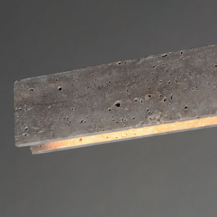 Myhouse Lighting ET2 - E26268-TTVBZ - LED Linear Pendant - Lintel - Titanium Travertine / Bronze