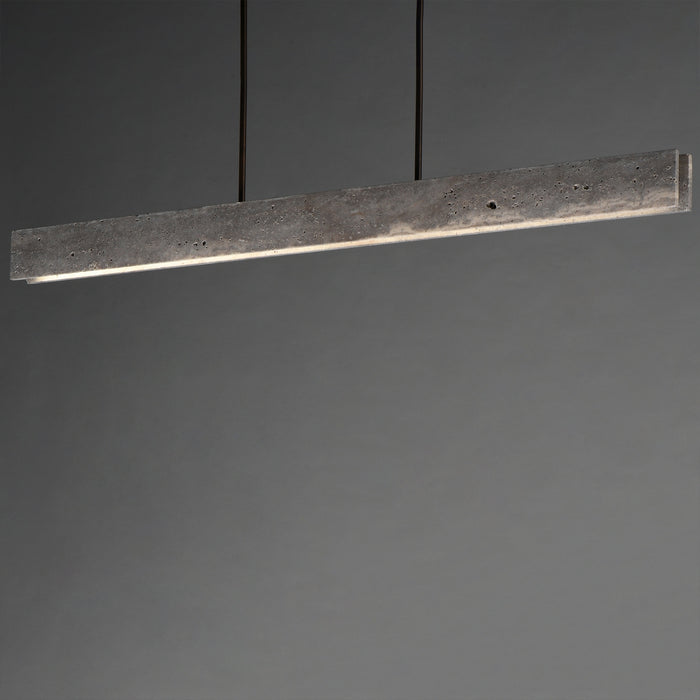 Myhouse Lighting ET2 - E26268-TTVBZ - LED Linear Pendant - Lintel - Titanium Travertine / Bronze