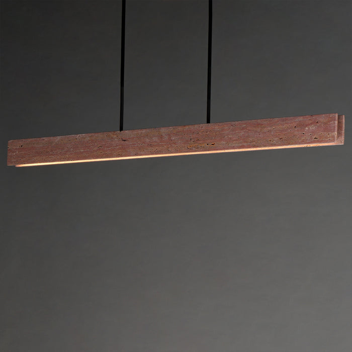 Myhouse Lighting ET2 - E26268-RLGM - LED Linear Pendant - Lintel - Rosso Laterite / Gunmetal