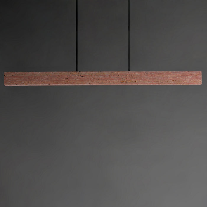 Myhouse Lighting ET2 - E26268-RLGM - LED Linear Pendant - Lintel - Rosso Laterite / Gunmetal