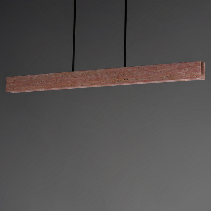 Myhouse Lighting ET2 - E26268-RLGM - LED Linear Pendant - Lintel - Rosso Laterite / Gunmetal