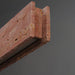 Myhouse Lighting ET2 - E26268-RLGM - LED Linear Pendant - Lintel - Rosso Laterite / Gunmetal
