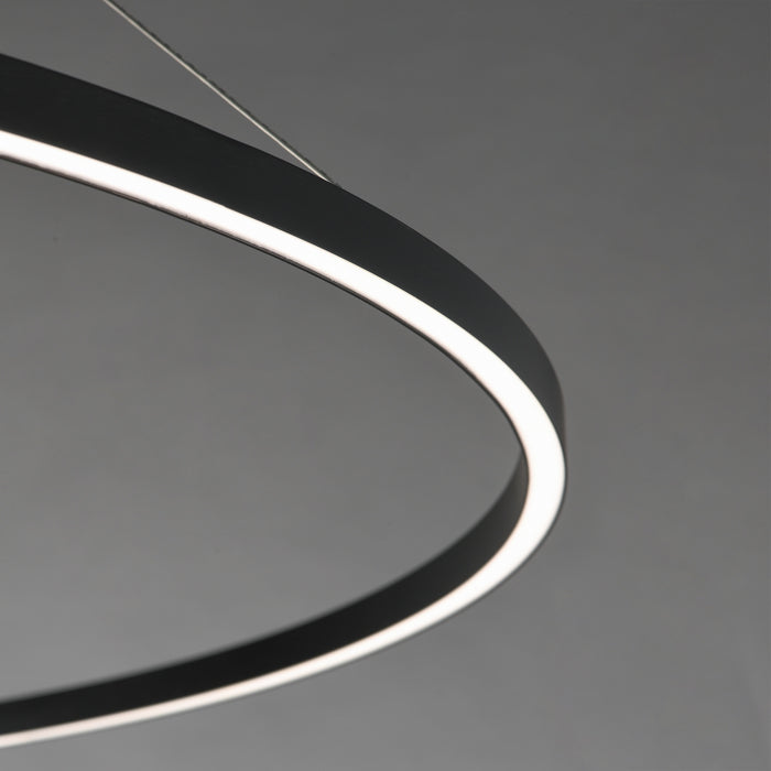 Myhouse Lighting ET2 - E52735-BK - LED Pendant - Groove WiZ - Black