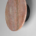 Myhouse Lighting ET2 - E14353-RLGM - LED Wall Sconce - Discus - Rosso Laterite / Gunmetal