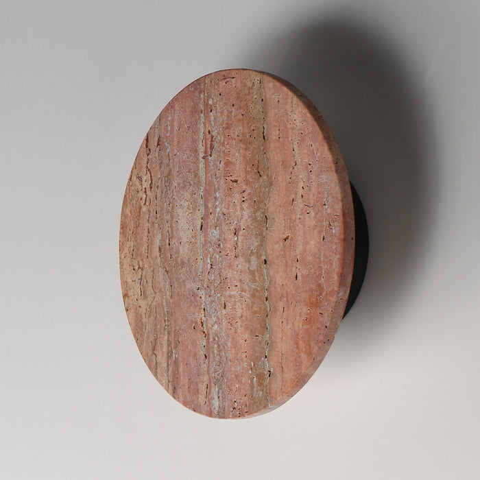 Myhouse Lighting ET2 - E14353-RLGM - LED Wall Sconce - Discus - Rosso Laterite / Gunmetal