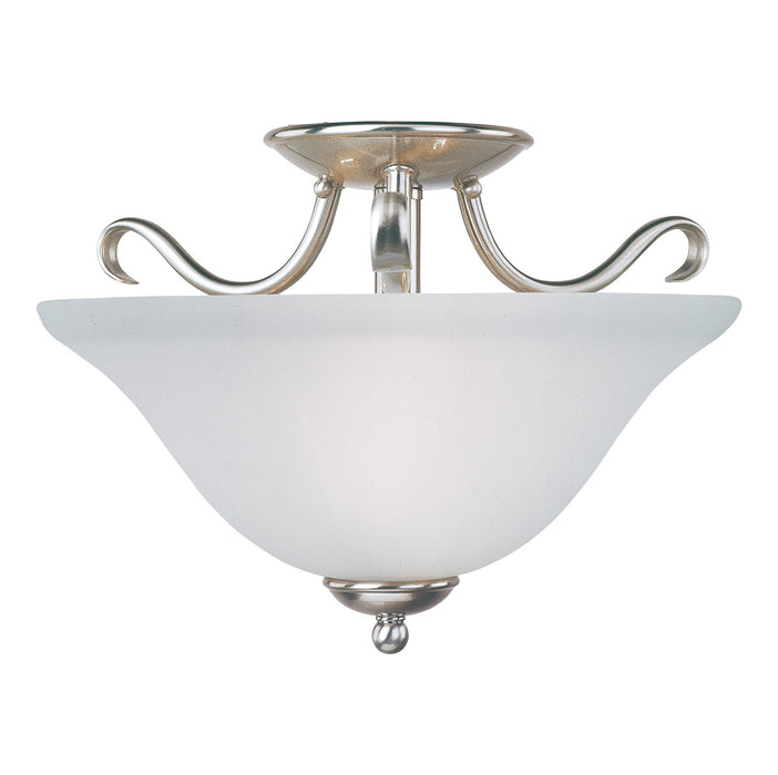 Basix 2-Light Semi-Flush Mount