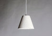 Woven 1-Light Plaster Pendant