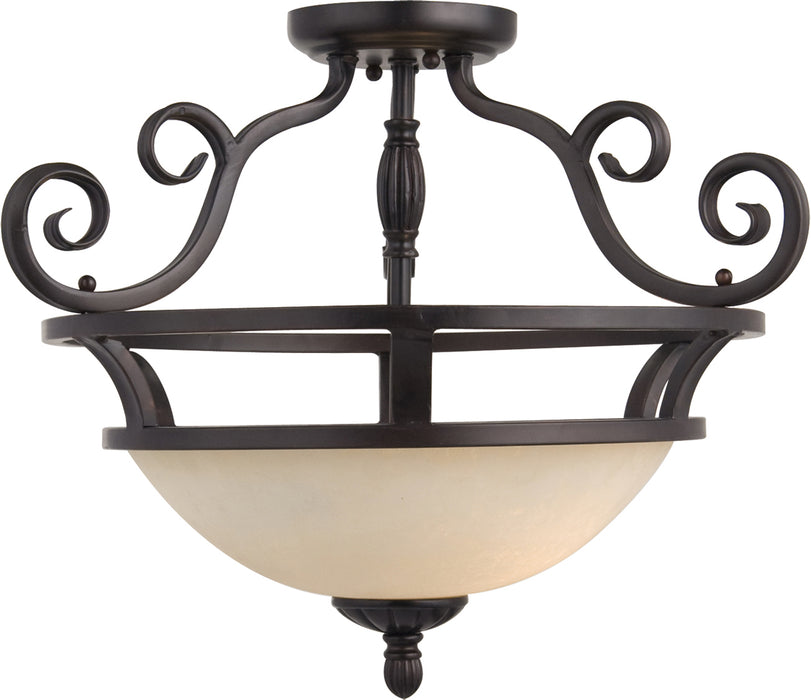 Manor 2-Light Semi-Flush Mount