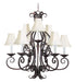 Manor 9-Light Chandelier with Shades