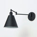 Library 1-Light Wall Sconce Horizontal Swing Arm