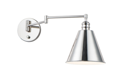 Library 1-Light Wall Sconce Horizontal Swing Arm