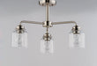 Acadia 3-Light Semi-Flush Mount/Chandelier