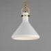 Lumi 13" White Plaster Pendant