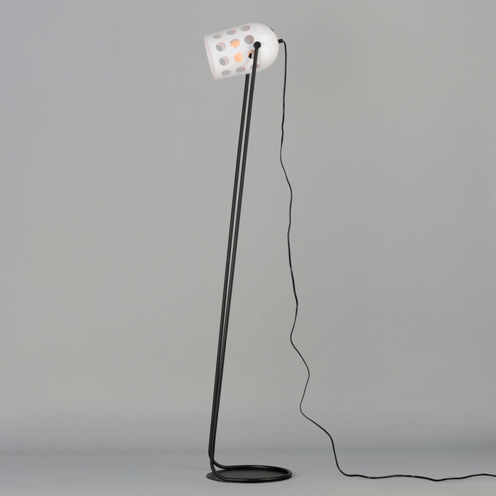 Dottie One Light Floor Lamp in Black