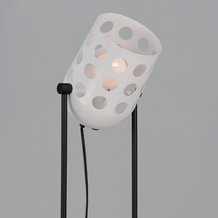 Dottie One Light Floor Lamp in Black