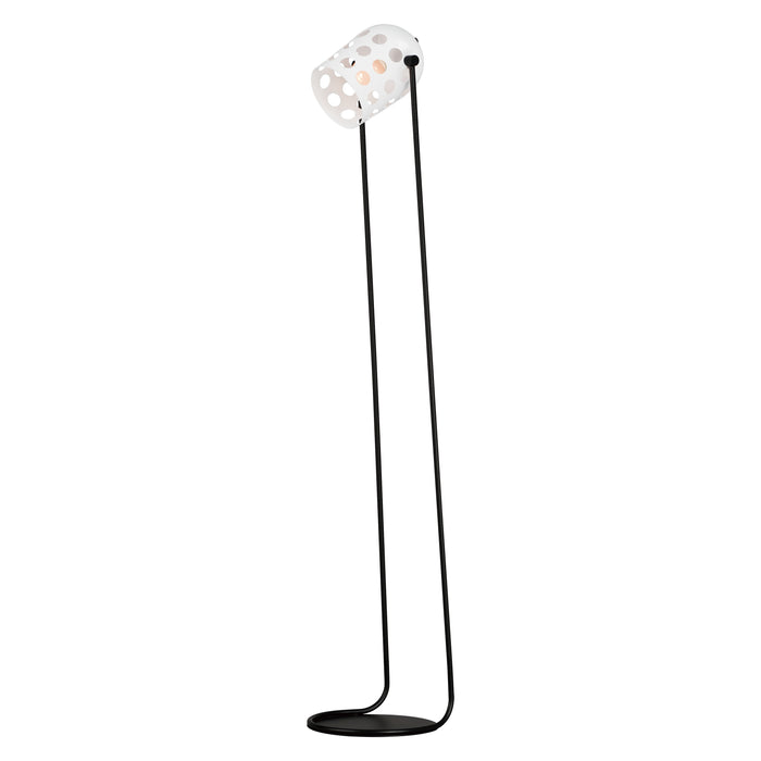 Dottie One Light Floor Lamp in Black