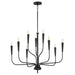 Vela 9-Light Chandelier