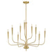 Vela 9-Light Chandelier