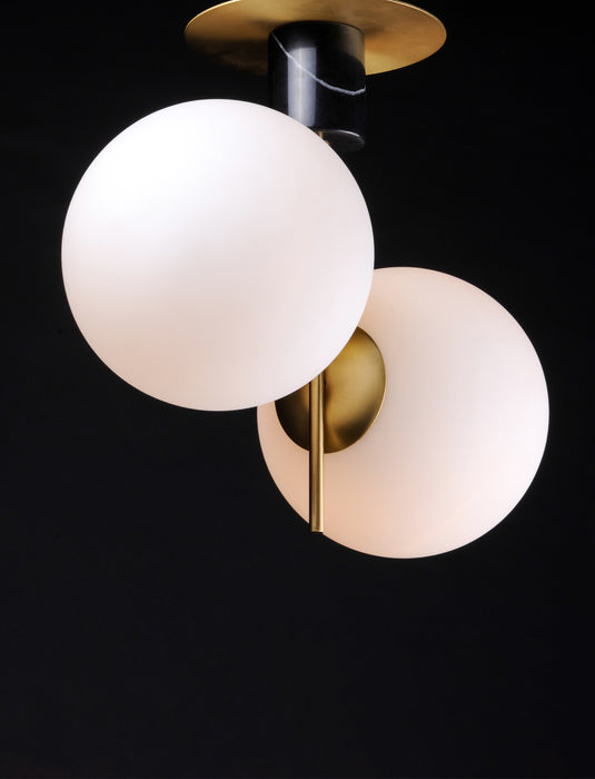 Vesper 2-Light Semi-Flush