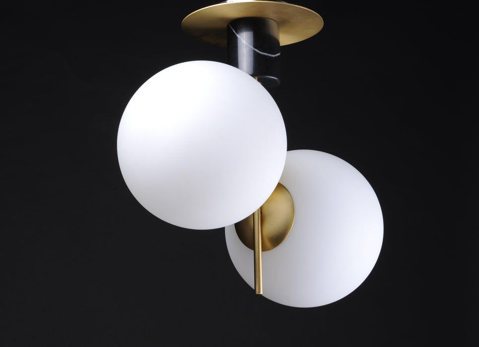 Vesper 2-Light Semi-Flush