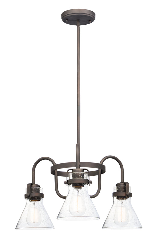 Seafarer 3-Light Chandelier With Bulbs