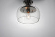 Goblet 1-Light Semi Flush Mount