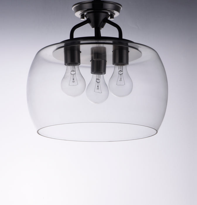 Goblet 3-Light Semi Flush Mount