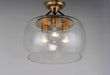 Goblet 3-Light Semi Flush Mount